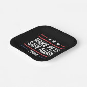 ペットを再び安全にするペットおもしろいの安全認識度 ペーパープレート (傾斜あり)