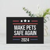 ペットを再び安全にするペットおもしろいの安全認識度 招待状 (スタンド正面)