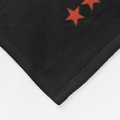 ペットを再び安全にするポメラニア犬ドッグトランプ2024 フリースブランケット (角)