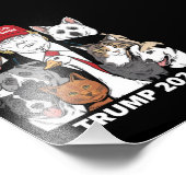 ペットを再び安全にする2024私たちのペッ救トをトランプ フォトプリント            (角)