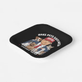 ペットを再び安全にする2024私たちのペッ救トをトランプ ペーパープレート (傾斜あり)