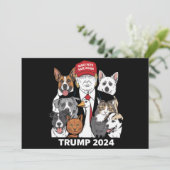 ペットを再び安全にする2024私たちのペッ救トをトランプ 招待状 (スタンド正面)