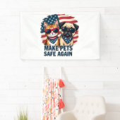 ペットを再び安全にする 横断幕 (インサイチュ)