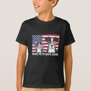 ペットを再び安全に トランプ ハリス 討論会 2024 Tシャツ