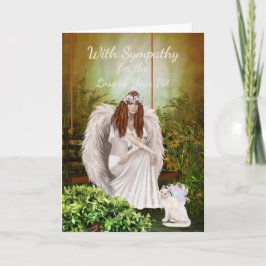 ペットを失った天使 カード