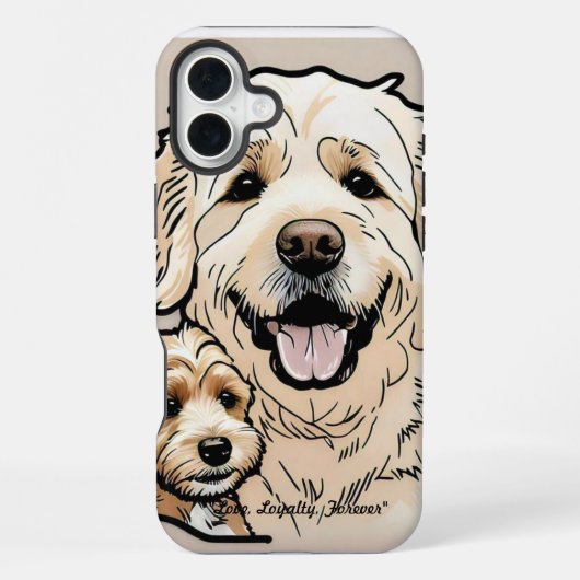 "ペットを家族に" iPhoneケース (裏面)