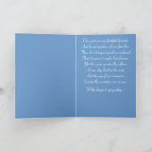 ペットを悔やみや弔慰に失いたい カード (内部)