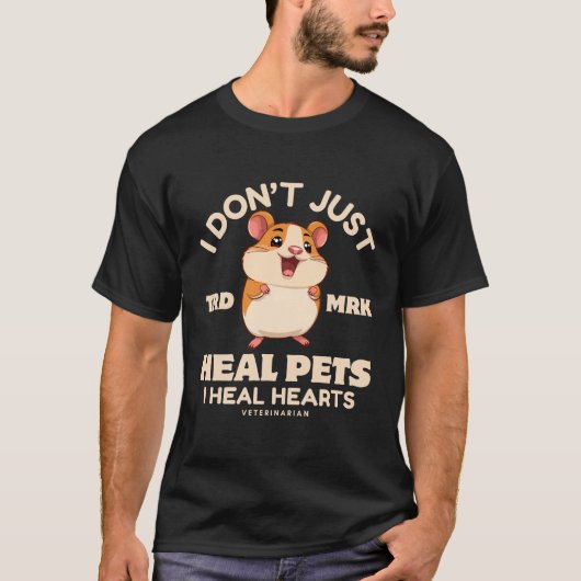 ペットを治すだけじゃない Tシャツ (正面)