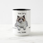 ペットを溺愛する飼い主のための オリジナル マグカップ (中央)