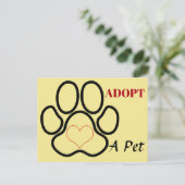 ペットを飼う ポストカード (スタンド正面)