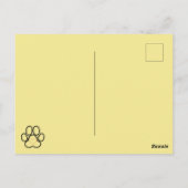 ペットを飼う ポストカード (裏面)