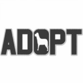 ペットを養子にする シール (正面)