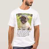 ペットをTシャツにしよう - 完全オーダーメイド Tシャツ (正面)