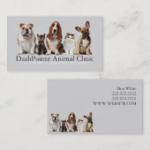 ペットアニマルクリニックシェルター獣医 名刺 (正面/裏面)