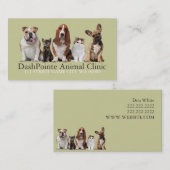 ペットアニマルクリニックシェルター獣医 名刺 (正面/裏面)