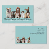 ペットアニマルクリニック獣医保護施設 名刺 (正面/裏面)