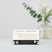 ペットアポイントメントカード 名刺 (スタンド正面)