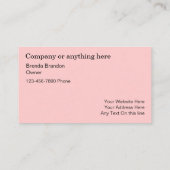 ペットエレガントグルーミング名刺 名刺 (裏面)