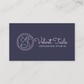 ペットエレガントトリマーカスタマイズ可能な猫と犬のロゴ 名刺 (正面)