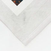 ペットエレガントメモリアルパーソナライズされた写真を手でプリント フリースブランケット (角)