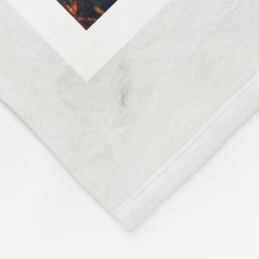 ペットエレガントメモリアルパーソナライズされた写真を手でプリント フリースブランケット (角)