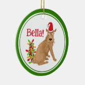 ペットオーナメントおもしろいユーモア可愛い犬 セラミックオーナメント (右)