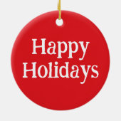 ペットオーナメントおもしろいユーモア可愛い犬 セラミックオーナメント (裏面)