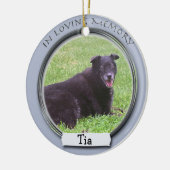 ペットオーナメントを記念して セラミックオーナメント (左)