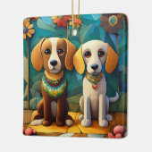 「ペットオーナメントデザイナー」 セラミックオーナメント (左)