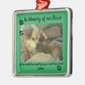ペットオーナメント記念碑 メタルオーナメント (左)
