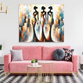 ペットオーラ - あなただけのペットの記憶ポートレート キャンバスプリント (インサイチュ (リビング))