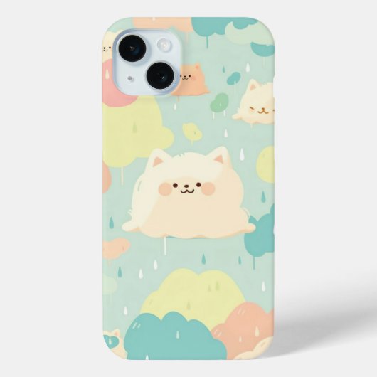 ペットカスタマイズの名前の猫のケース Case-Mate iPhoneケース (裏面)