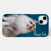 ペットカスタマイズの名前の猫のケース Case-Mate iPhoneケース (裏面 (横))