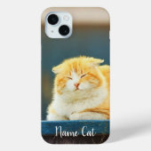 ペットカスタマイズの名前の猫のケース Case-Mate iPhoneケース (裏面)
