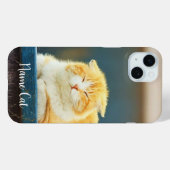 ペットカスタマイズの名前の猫のケース Case-Mate iPhoneケース (裏面 (横))