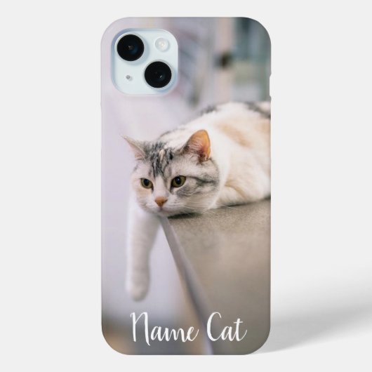ペットカスタマイズの名前の猫のケース Case-Mate iPhoneケース (裏面)