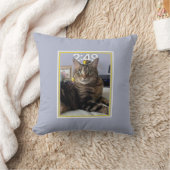 ペットカスタマイズ写真猫枕 クッション (ブランケット)