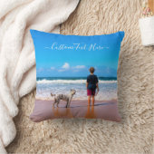 ペットカスタムと一緒に写真を撮る写真枕 クッション (ブランケット)