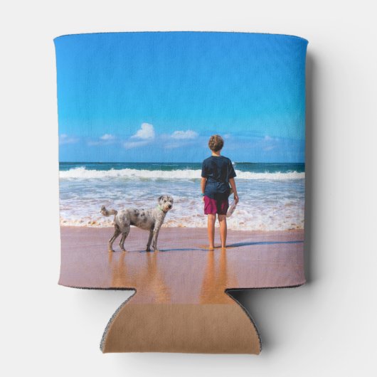 ペットカスタムの写真とクーラーボックスのギフト 缶クーラー (裏面)