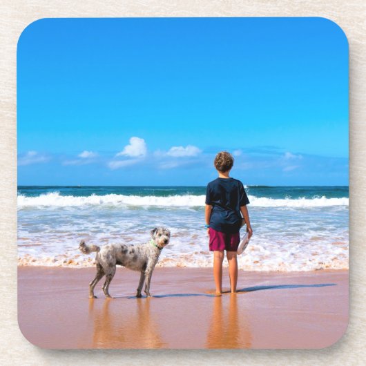 ペットカスタムの写真と一緒にフォトコースター コースター (正面)