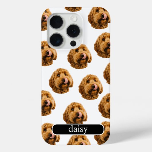 ペットカスタムの写真と名前の電話ケース Case-Mate iPhoneケース (裏面)