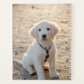 ペットカスタムの写真と愛の文字と手と名前 プランナー手帳 (裏面)