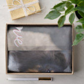 ペットカスタムの写真と愛の文字と手と名前 薄葉紙 (ギフト)