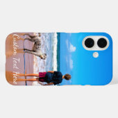 ペットカスタムの写真と文字写真 Case-Mate iPhoneケース (裏面 (横))