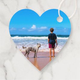 ペットカスタムの写真メッセージカード フェイバータグ