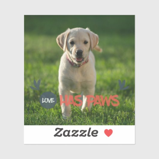 ペットカスタムの写真 シール (シート)