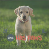 ペットカスタムの写真 シール (正面)