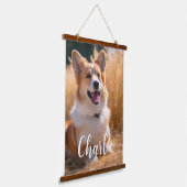 ペットカスタムの写真 吊り下げ型タペストリー (傾斜あり)