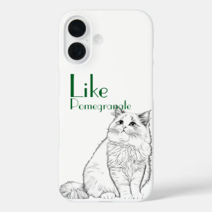 ペットカスタムの写真+名前を使用したペットの電話ケース iPhone 16ケース
