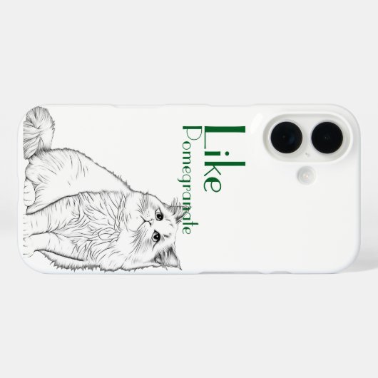 ペットカスタムの写真+名前を使用したペットの電話ケース Case-Mate iPhoneケース (裏面 (横))